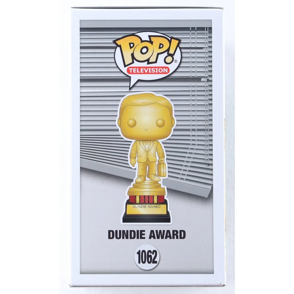 Kate Flannery signed Dundie Award vinyl figure Funko Pop collectible with JSA auth