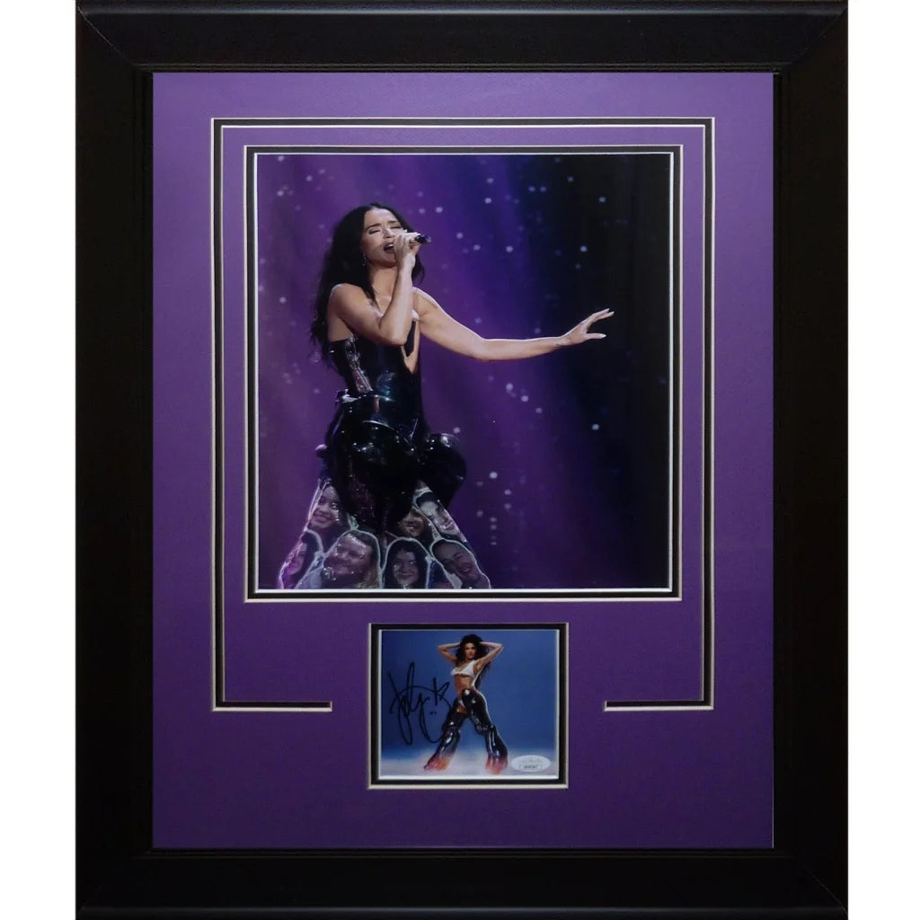 Katy Perry deluxe framed 11x14 photo of woman singing on stage