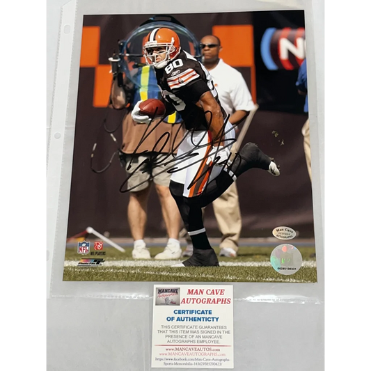 Autographed Kellen Winslow Cleveland Browns 8x10 photo with COA for Browns fans