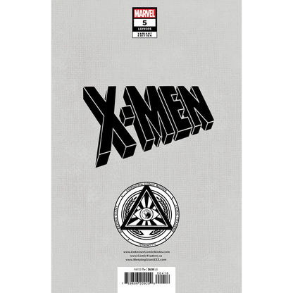 Grey comic cover with black X-MEN lettering from Kendrick Lim comics Kendrik Lim