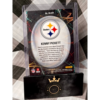 Kenny Pickett Steelers holographic card from Prestige Worldwide