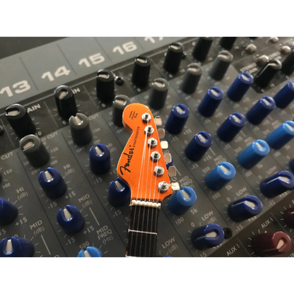 Kenny Wayne officially licensed gold sparkle mini guitar headstock