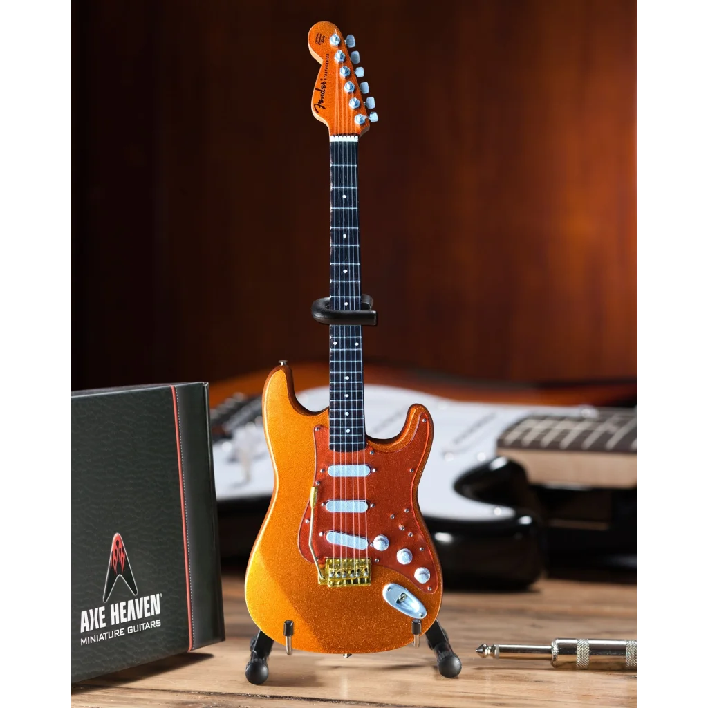 Kenny Wayne officially licensed gold sparkle mini Axe Heaven Stratocaster