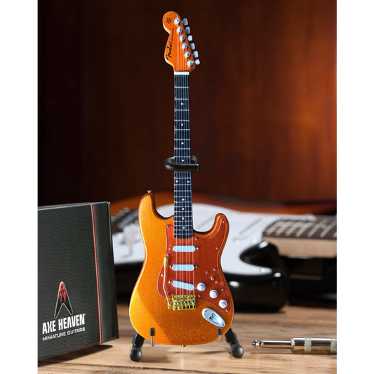 Kenny Wayne officially licensed gold sparkle mini Axe Heaven Stratocaster