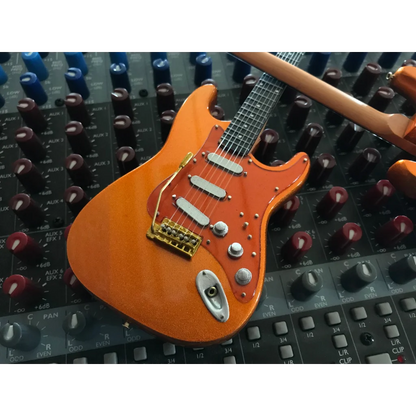 Kenny Wayne officially licensed gold sparkle mini Axe Heaven guitar