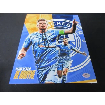 Kevin De Bruyne Manchester City signed 8x10 photo poster with authentication