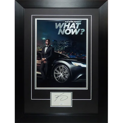 Kevin Hart What Now deluxe framed 11x17 poster with autograph