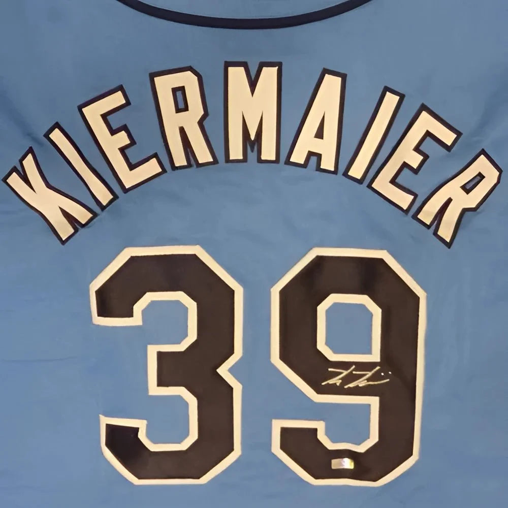 Kevin Kiermaier autographed Tampa Bay blue jersey #39