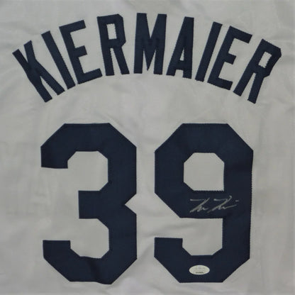 Kevin Kiermaier autographed Tampa Bay white jersey back #39