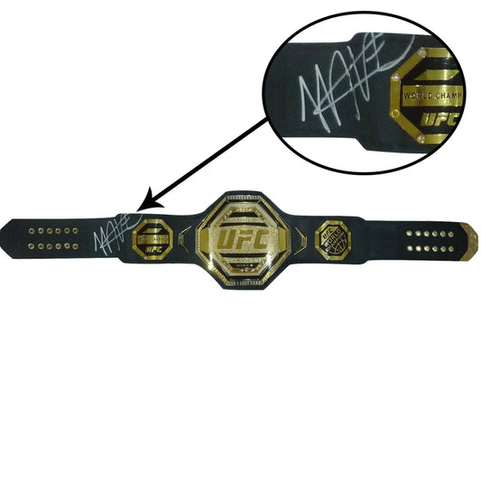 Khabib Nurmagomedov autographed UFC Legacy MMA world champion belt