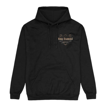 Black King Diamond Abigail Graphic Novel Hoodie with front pouch pocket limited edition