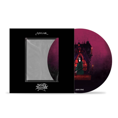 King Diamond Abigail picture disc LP with graphic novel art on the album cover