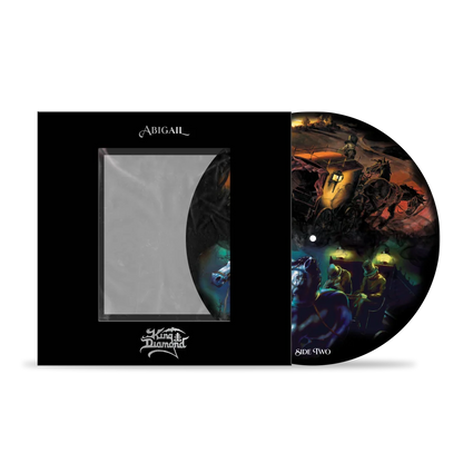 King Diamond Abigail picture disc vinyl album with gothic artwork and graphic novel art