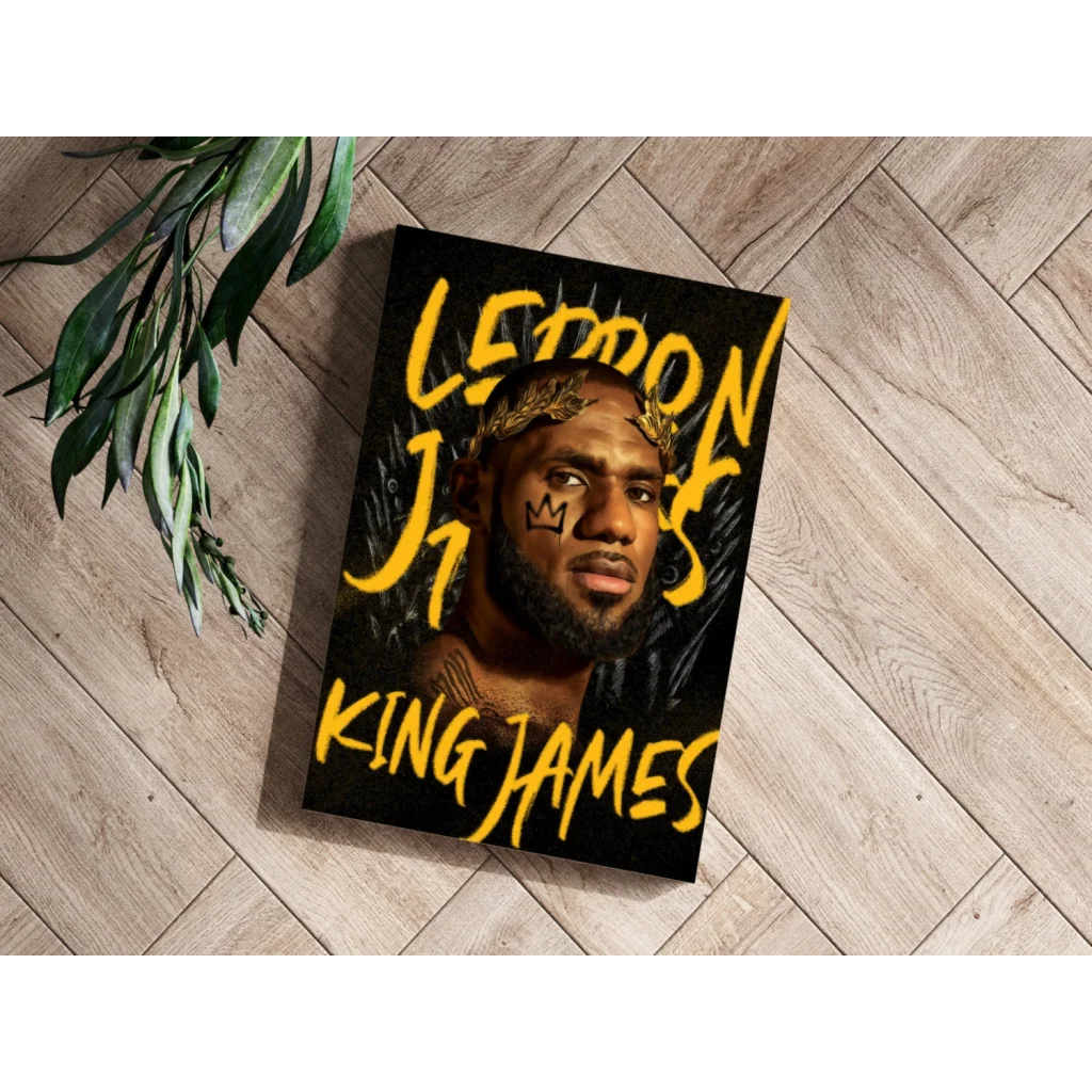 LeBron 23 Crown Insigne Aluminum Prints 4 Piece Set | Modern Wall Art Decor | vintageantiquesgifts.com
