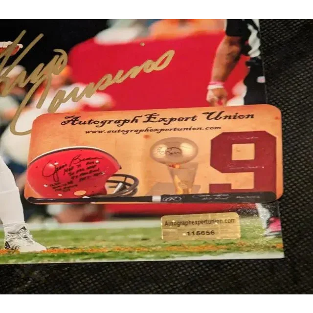 Autographed Kirk Cousins signed 8x10 photo with certification sticker for sports fans