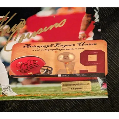 Autographed Kirk Cousins signed 8x10 photo with certification sticker for sports fans