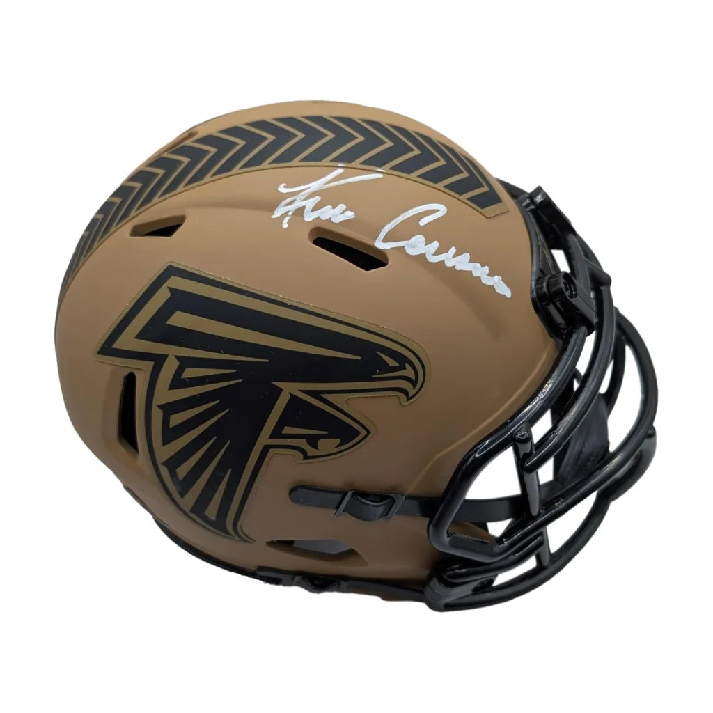 Kirk Cousins Signed Atlanta Falcons Salute to Service Mini Helmet | Creative Sports | vintageantiquesgifts.com
