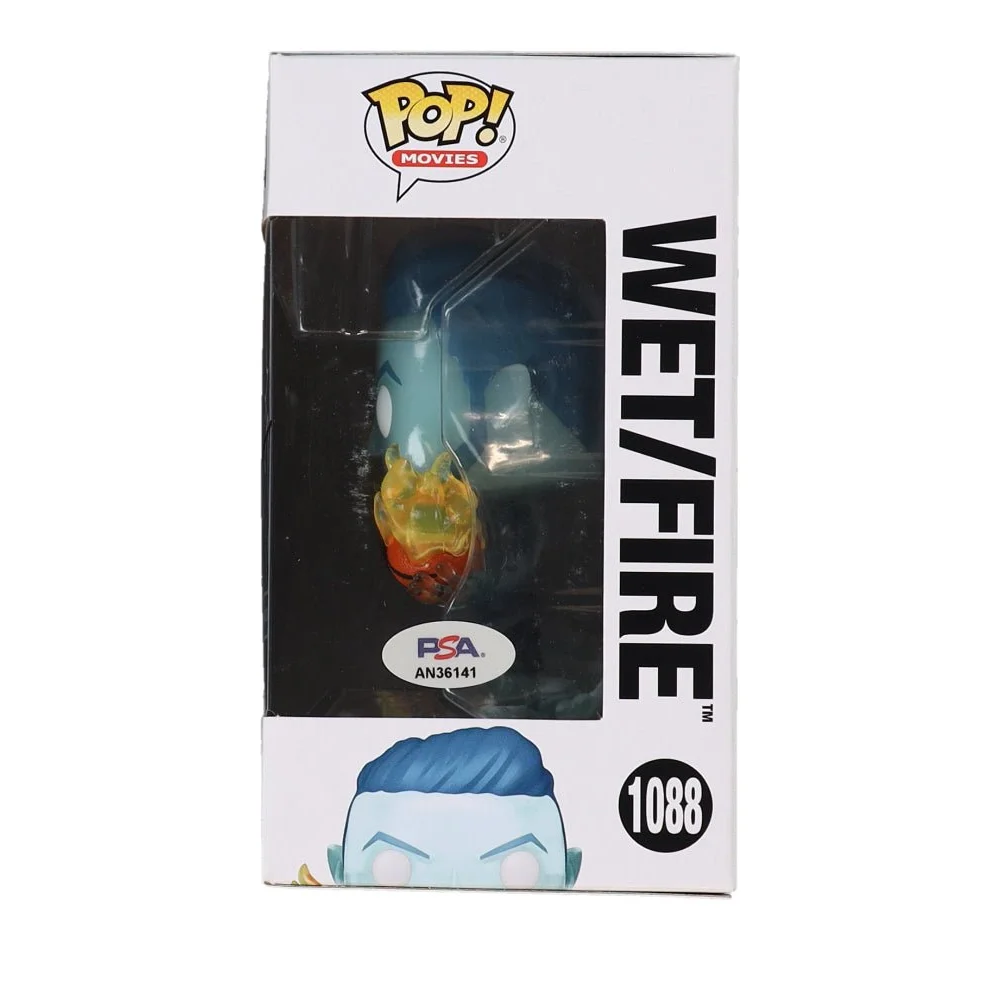 Funko Pop Klay Thompson Signed Space Jam Wet Fire vinyl figure in box