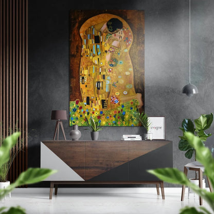 Klimt Garden Print on Brushed Aluminium Dibond | Insigneart USA | vintageantiquesgifts.com
