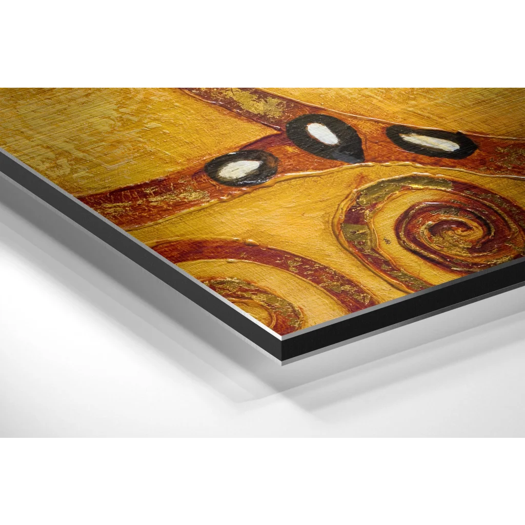 Klimt Tree of Life Brushed Aluminium Dibond Wall Art | Glass Wall Art Print | vintageantiquesgifts.com