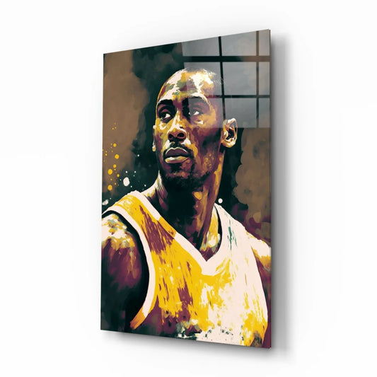 Vibrant Kobe Bryant Lakers pop art canvas wall art print