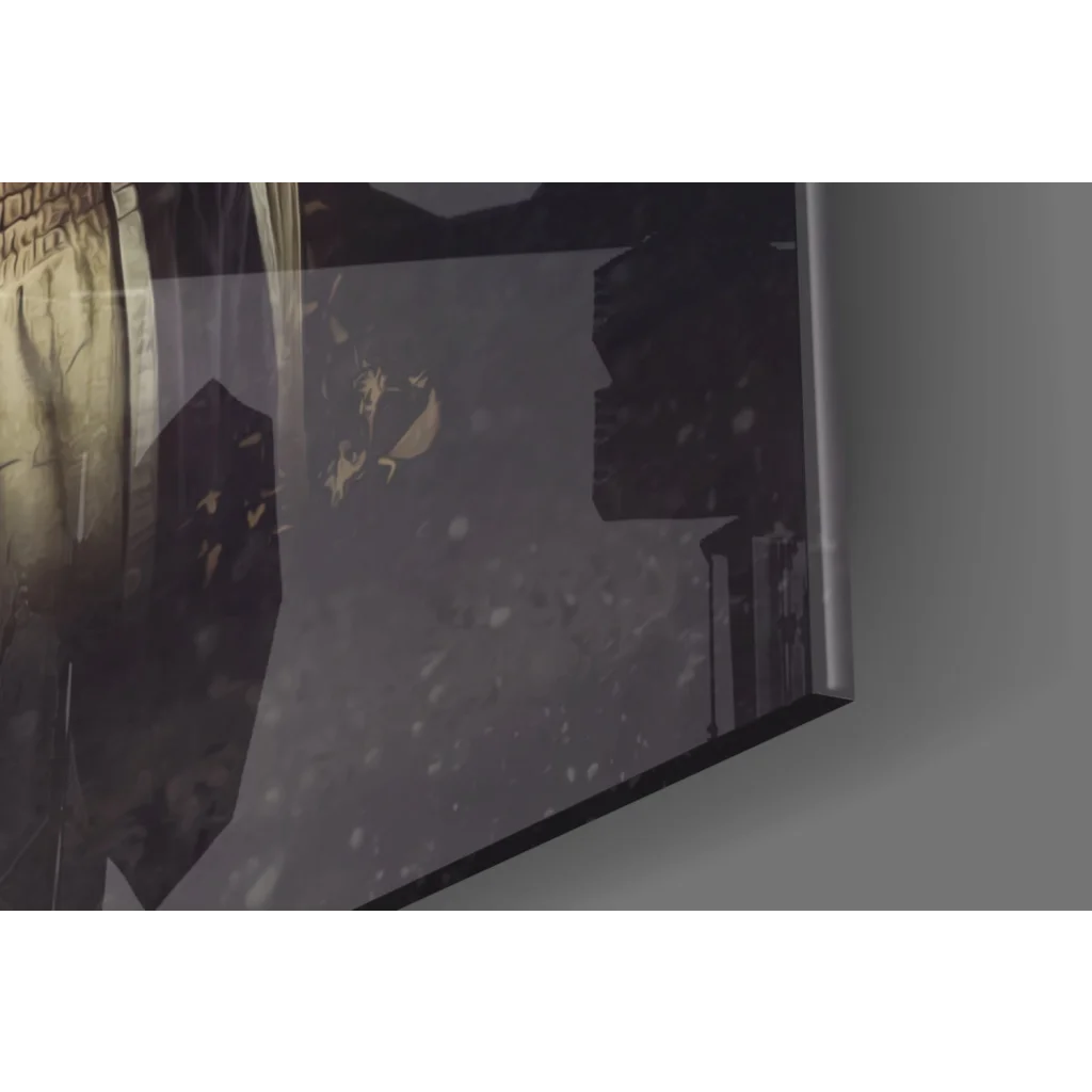 Black Mamba Kobe Bryant Lakers glass wall art canvas print