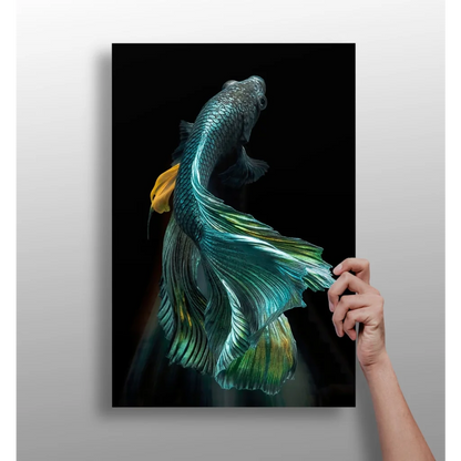 Stunning Betta Fish Insigne Aluminum Prints for Modern Walls | Insigneart USA | vintageantiquesgifts.com