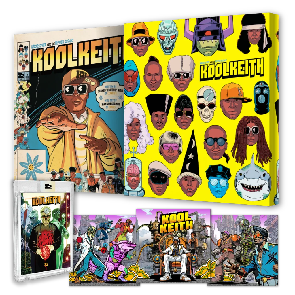 Kool Keith comic books and merchandise in Sean Von Gorman Deluxe Comic Box Set