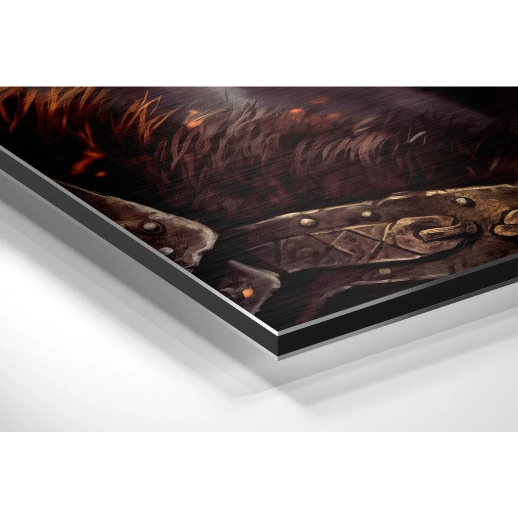Kratos - God of War Brushed Aluminum Dibond Wall Art