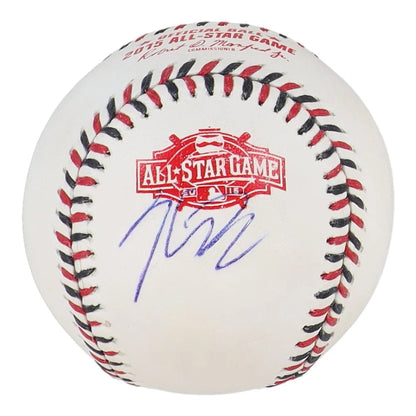 Autographed 2015 MLB All-Star Game Logo Baseball signed by Kris Bryant, perfect for fans