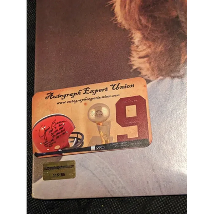 Autograph Expert Union sticker on Kris Kristofferson auto signed record with serial number