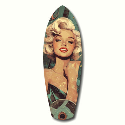 Hollywood Starlet V1 Glass Wall Art