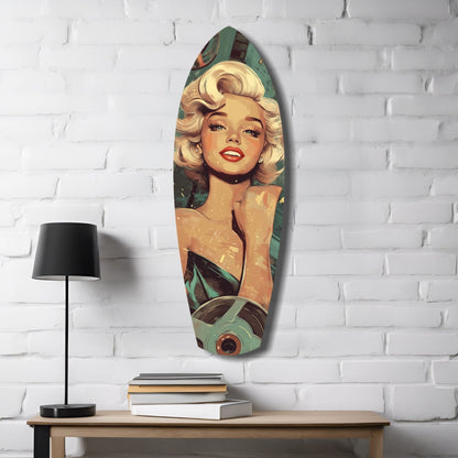Hollywood Starlet V1 Glass Wall Art