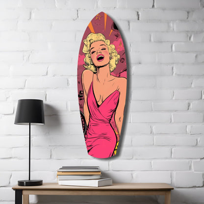 Hollywood Starlet V2 Glass Wall Art