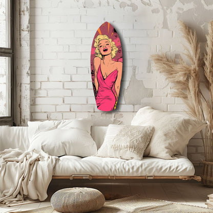 Hollywood Starlet V2 Glass Wall Art