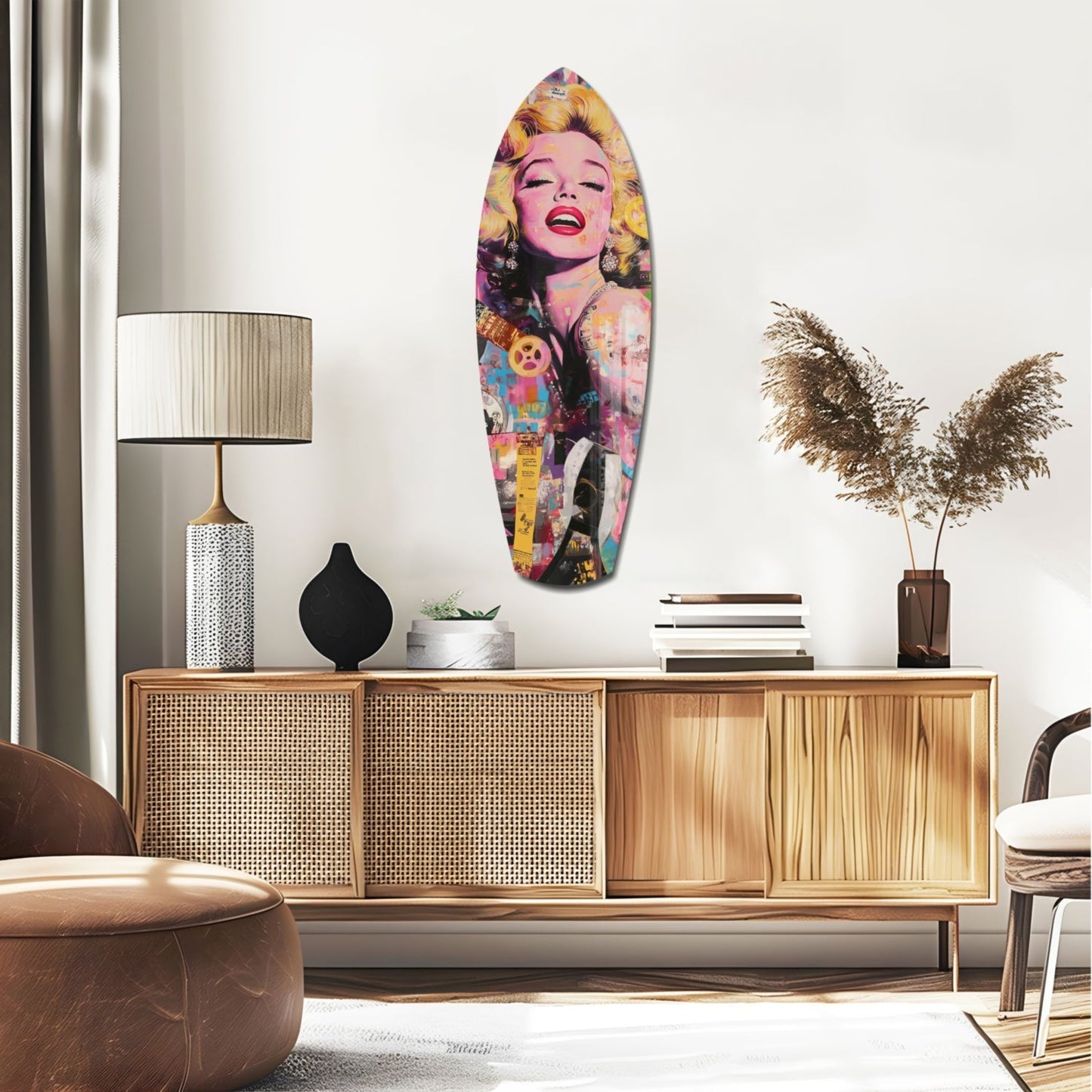 Hollywood Starlet V3 Glass Wall Art