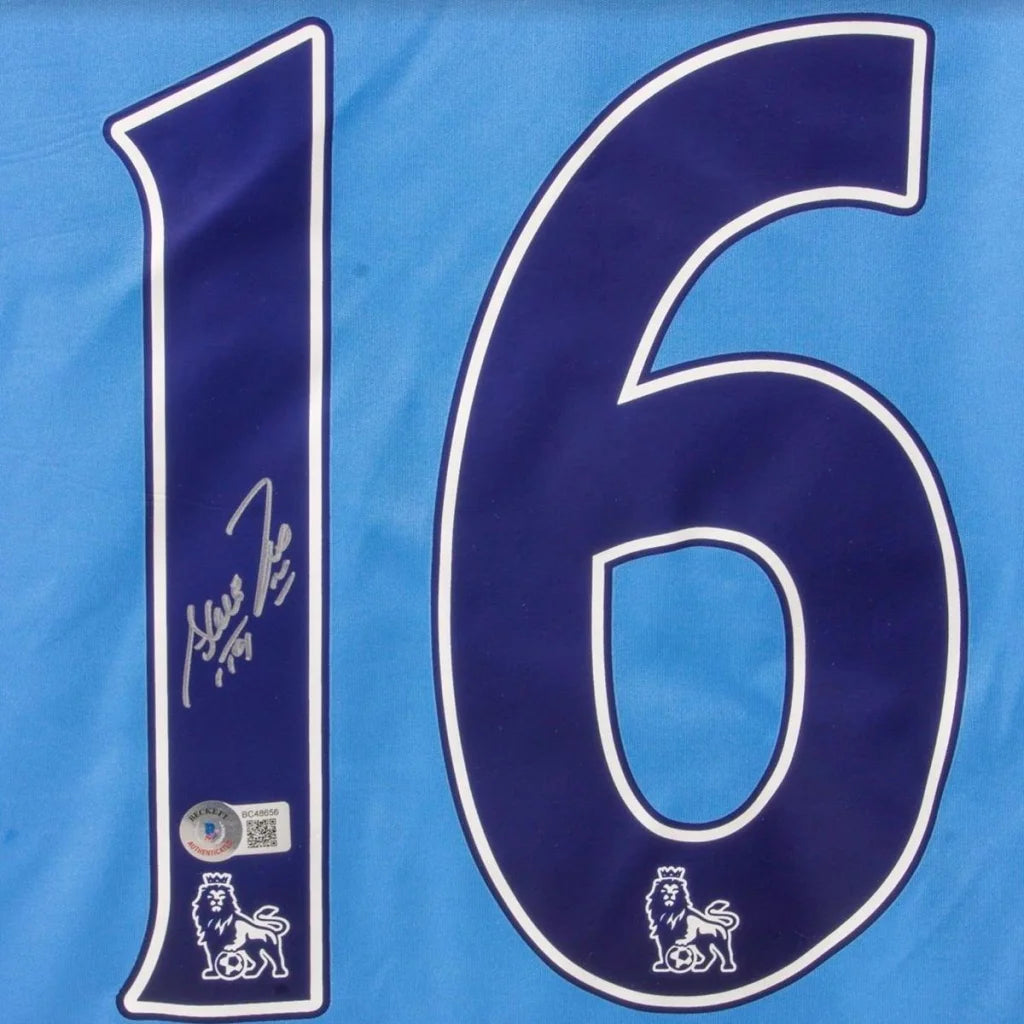 Kun Aguero autographed Manchester City blue jersey #16 with BAS