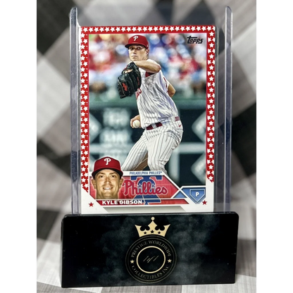 2018 Topps Kyle Gibson Phillies card from Prestige Worldwide Collectibles