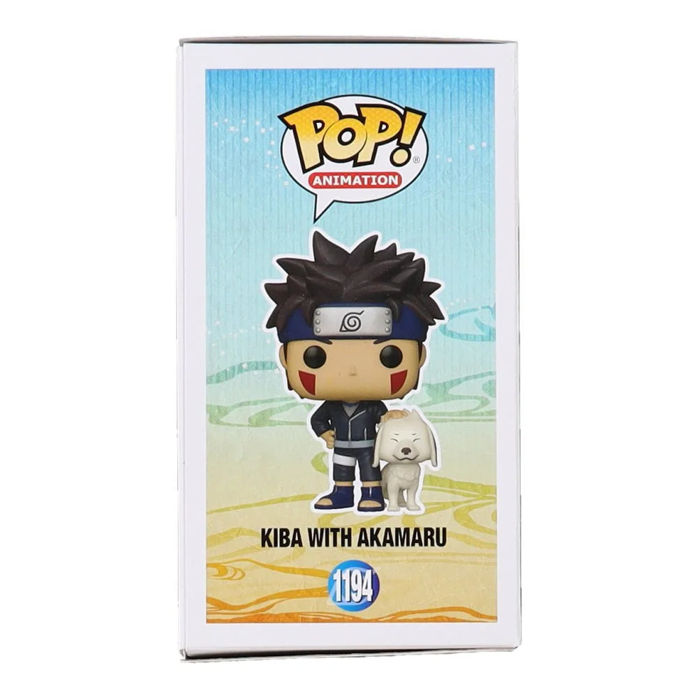 Kyle Hebert signed Naruto Kiba vinyl figure with Akamaru, funko pop collectible