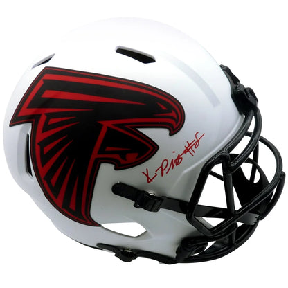 Kyle Pitts autographed Atlanta Falcons lunar eclipse alternate helmet