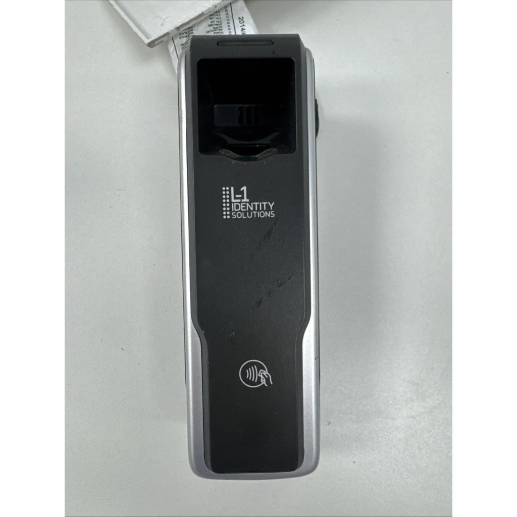 L-1 Identity Solutions 4GFXLSP black silver card reader with fingerprint scanner