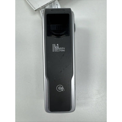L-1 Identity Solutions 4GFXLSP black silver card reader with fingerprint scanner