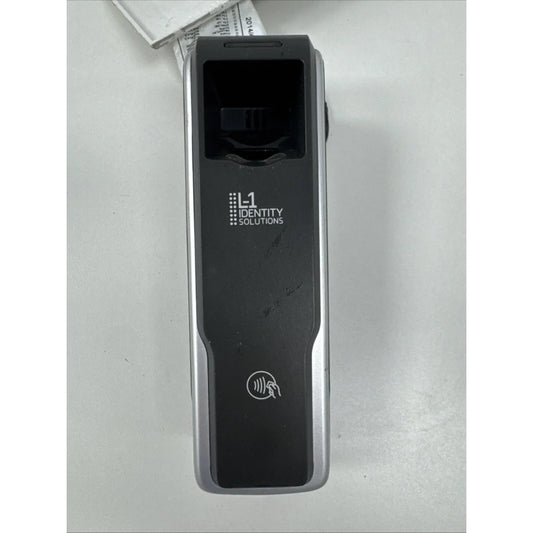 L-1 Identity Solutions 4GFXLSP black silver card reader with fingerprint scanner