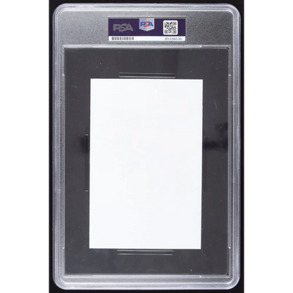 Graded sports card blank with certification featuring Magic Johnson and Pat Riley’s signatures