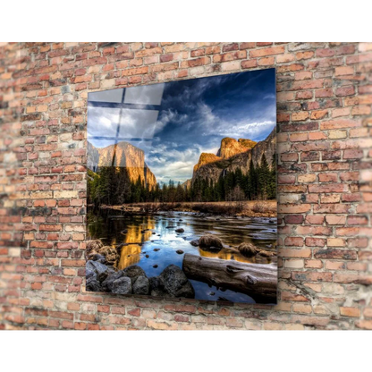 Stunning Yosemite Glass Wall Art Brings Nature Home | Glass Wall Art Print | vintageantiquesgifts.com