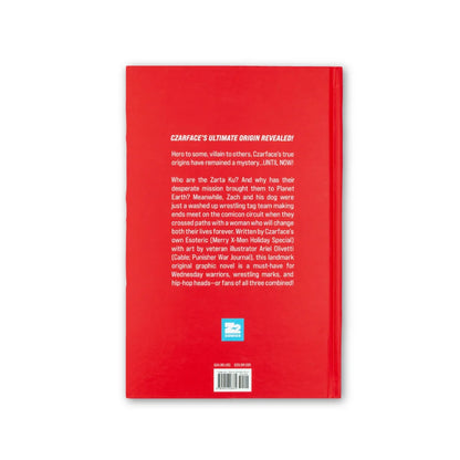 Red Lamour Supreme hardcover comic by Ariel Olivetti and Chris Robinson with barcode on back