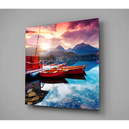 Landscape Glass Wall Art | Modern Wall Art Decor | vintageantiquesgifts.com