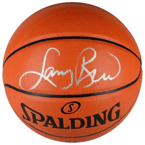 Larry Bird autographed Spalding NBA basketball collectible