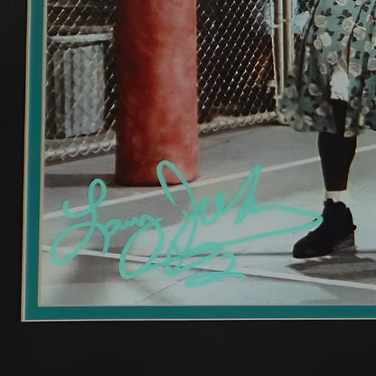 Larry Johnson autographed Family Matters Steve Urkel photo with Grandmama