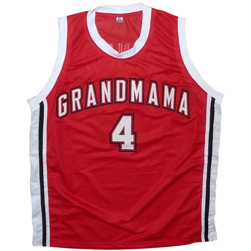 Larry Johnson autographed UNLV red jersey with Grandmama 4